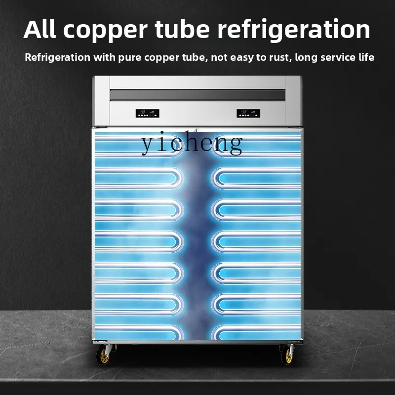 D26 hanging meat cabinet commercial beef, sheep and pork vertical refrigerated freezer fresh meat display cabinet
