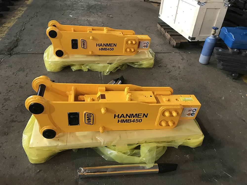 For Hydraulic Concrete Rock Breaker Jack Hammer for 0.8-2 Ton Mini  20CrMo Material 45mm Chisel Diameter 12 Months