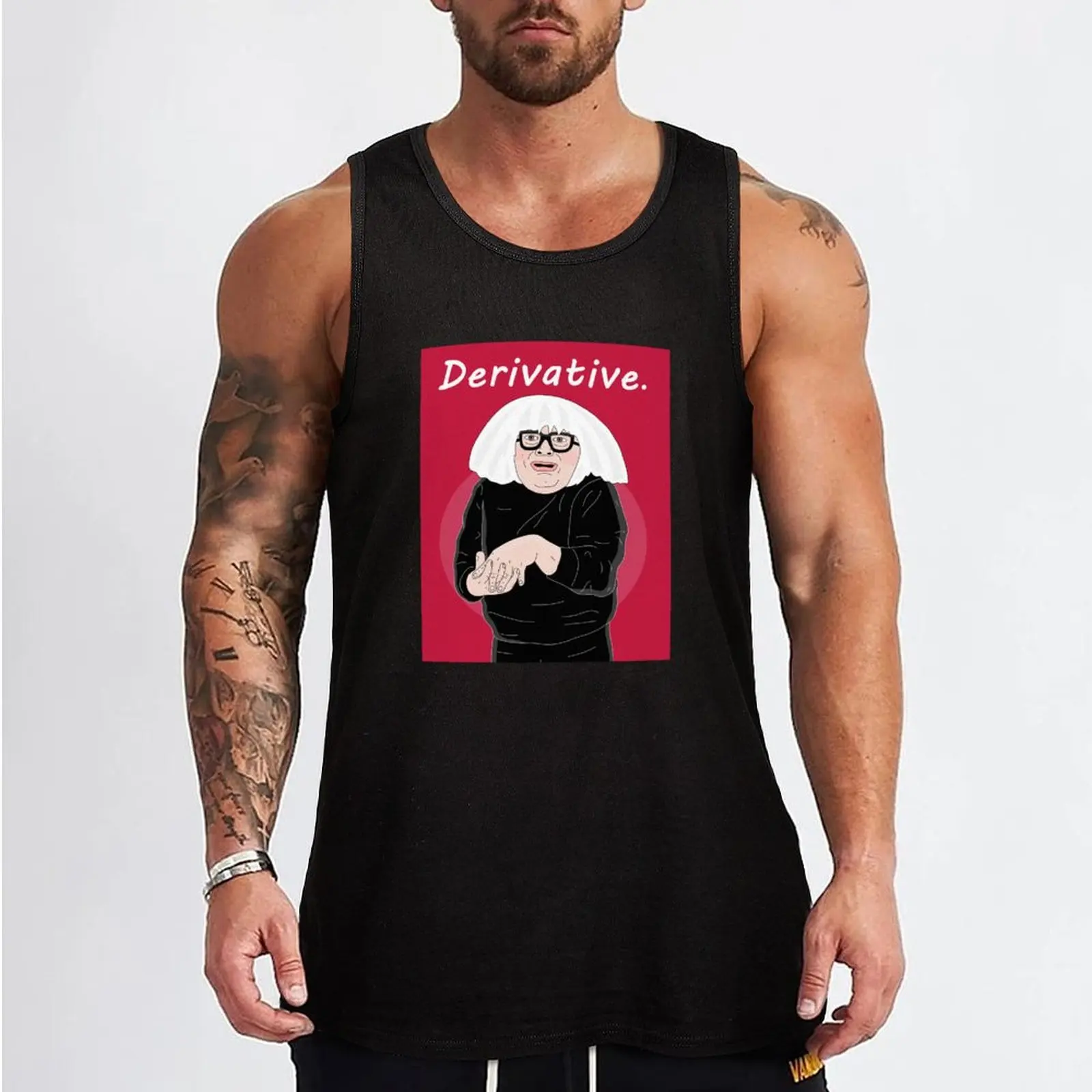 Ongo Gablogian - Derivative Tank Top sleeveless man shirts T-shirt male