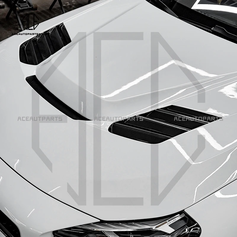 Dry Carbon Fiber V Style Front Hood for BMW 2 Series G87 M2 G42 225 M240i 2023+ Front Engine Hood Bonnet Cover Performance Kit