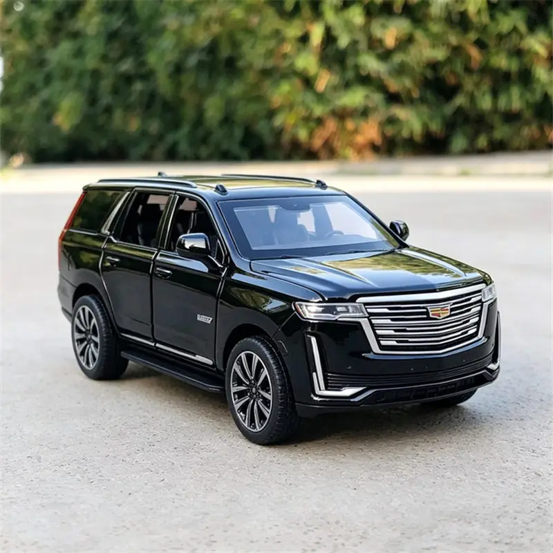 

1/32 C Escalade SUV Alloy Luxy Car Model Diecasts Metal Off-road Vehicles Car Model Sound Light Simulation Kids Toys Gift