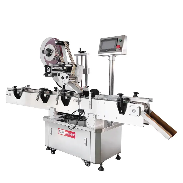 High Efficiency Full Automatic Cosmetic Labeling Machine for Manufacturing Plant