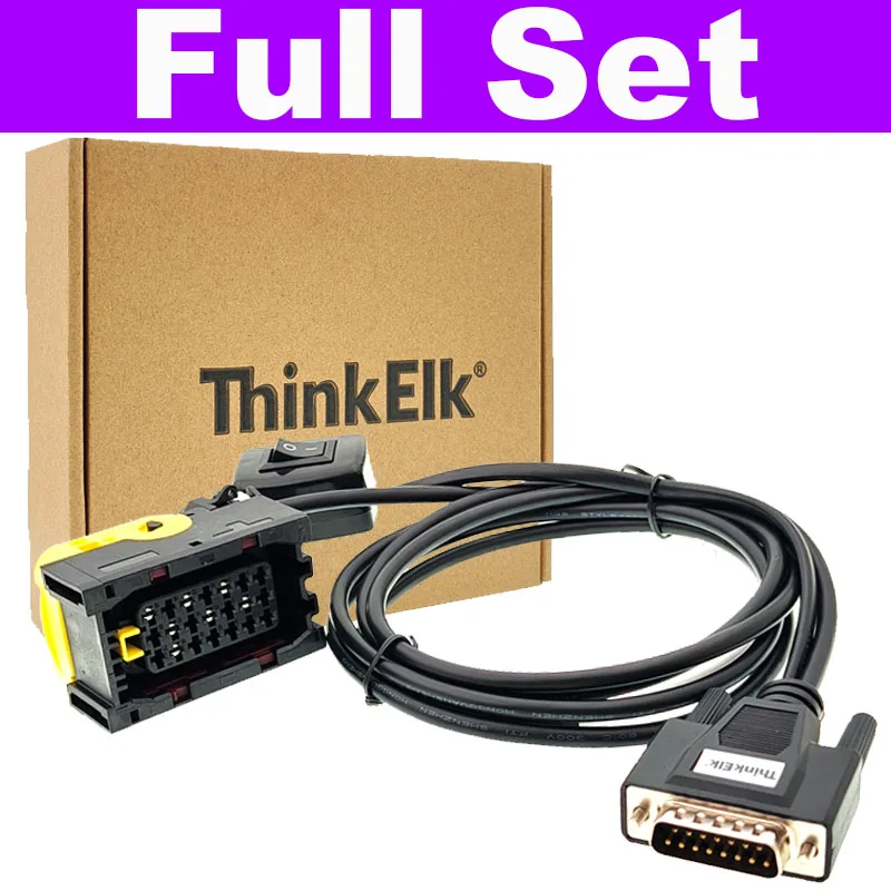 ThinkElk MCM2/2.1 K+CAN ECU Bench Cable NO.D48CBB03 For Mercedes-Benz Trucks & For Claas Tractors ECU & Diagnostic Tool Adapter