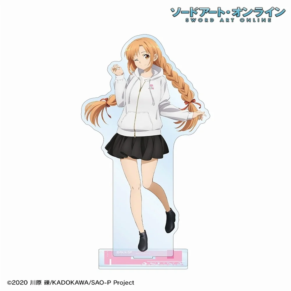 

15CM Cute Anime Sword Art Online Acrylic Stand Model Cosplay Characters Ornament Accessories Goods Collection Gifts