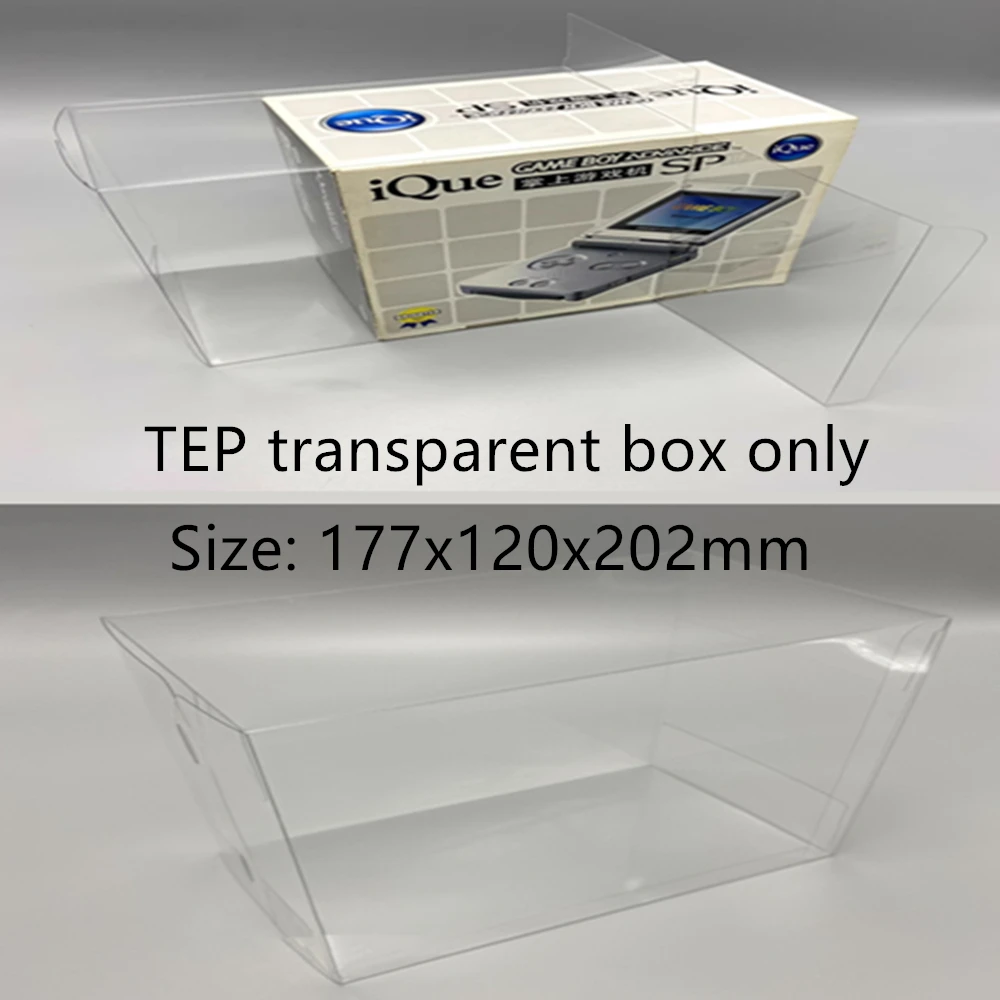 Collection Display Box For GBASP/IQUE GAME BOY ADVANCE SP/Nintendo Game Storage Transparent Boxes TEP Shell Clear Collect Case
