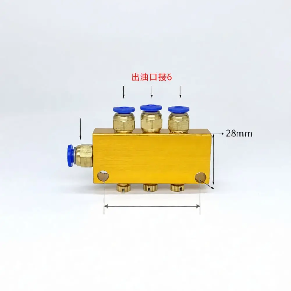 Adjustable Flow Lubrication Splitter Block TK Series Quick Plug Manifold For Sunzi Industrial Hydraulic Systems