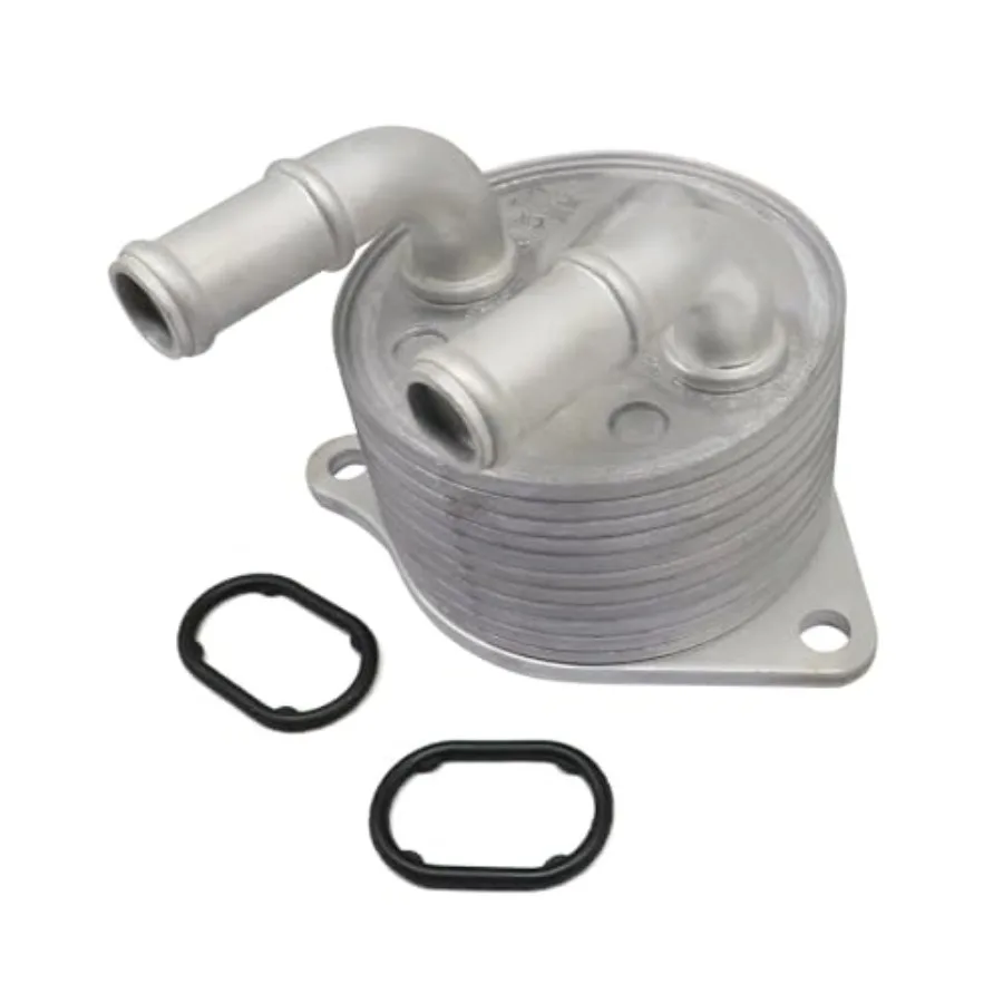 

68373829aa Automatic Transmission Oil Cooler with Gaskets Compatible with Jeep Compass 2.4L 2019 2020 Replace# 68369628AA Alumi