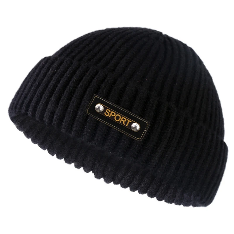 Brand Street Style Hip Hop Beanies Brimless Melon Cap Women Men Beanies Hats Autumn Winter Warm Soft Knitted Bonnet Skullcap