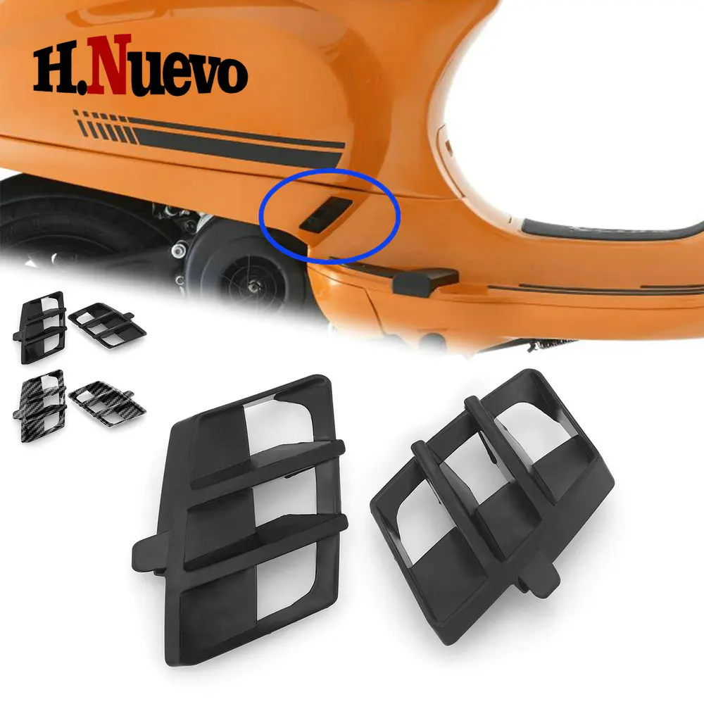 

Motorcycle Accessories For Vespa S125 i-GET LX125 i-GET Motorcycle Radiator Cover ABS Plastic Frame 2023 2024