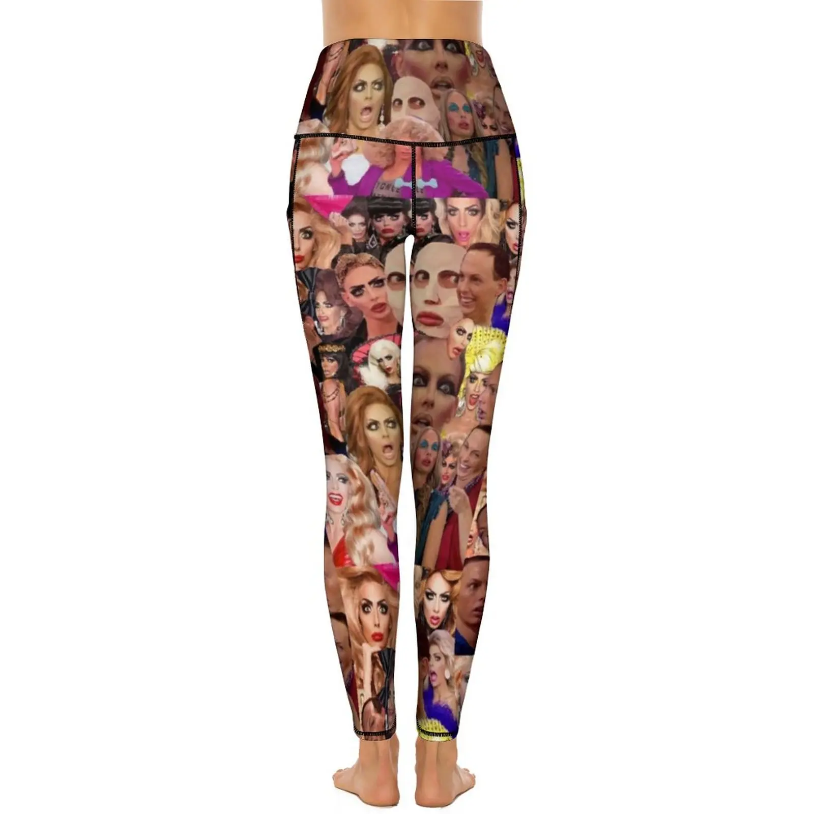 Queens Meme Print Leggings Alyssa Edwards Collage Fitness Yoga Hosen Frauen Push Up Atmungsaktive Leggins Sexy Grafik Sport Legging