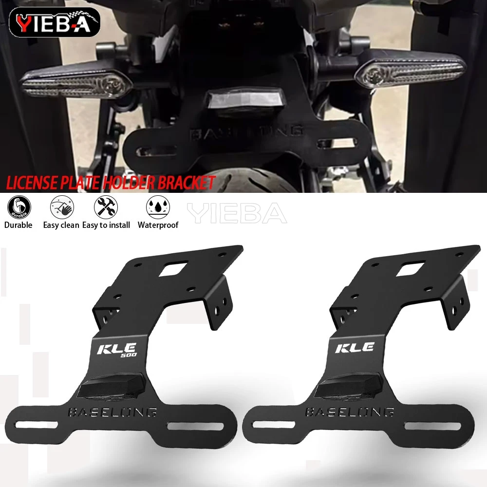 For Kawasaki KLE 500 / SE 2026 2027 2028 KLE500SE Motorcycle Tail Tidy Rear Light License Plate Holder Mount Fender Eliminator