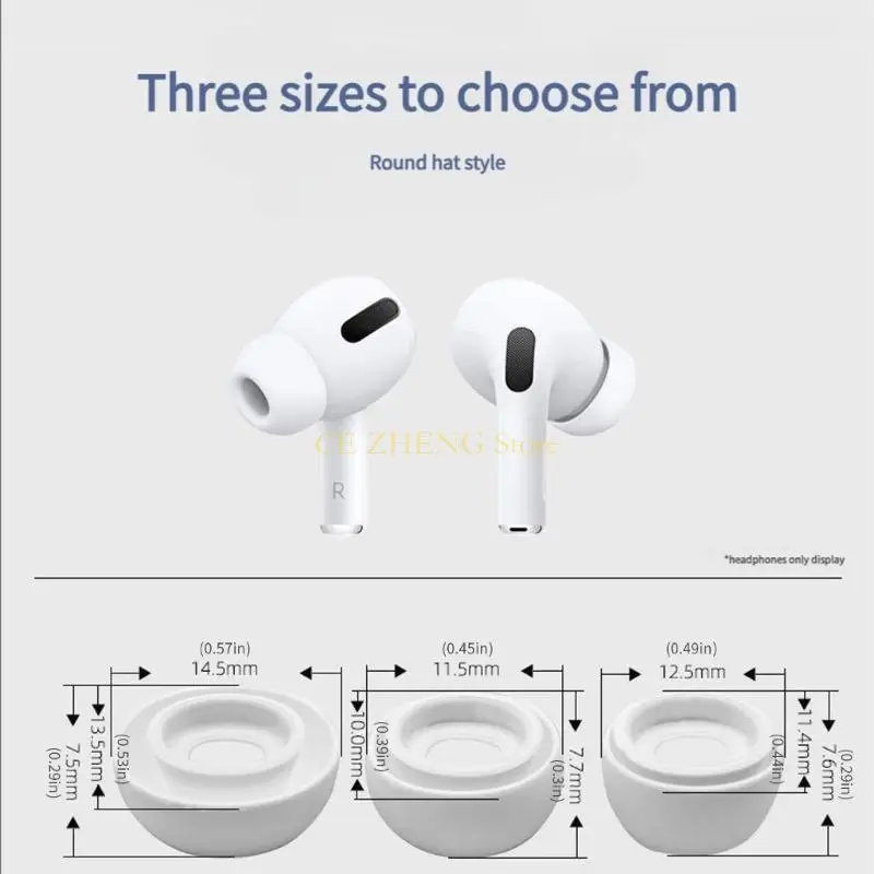 E56B 12pc Silicone nghe Tiếng ồn Tiếng ồn Tiếng ồn cho /Pro2 SOFT SOFT