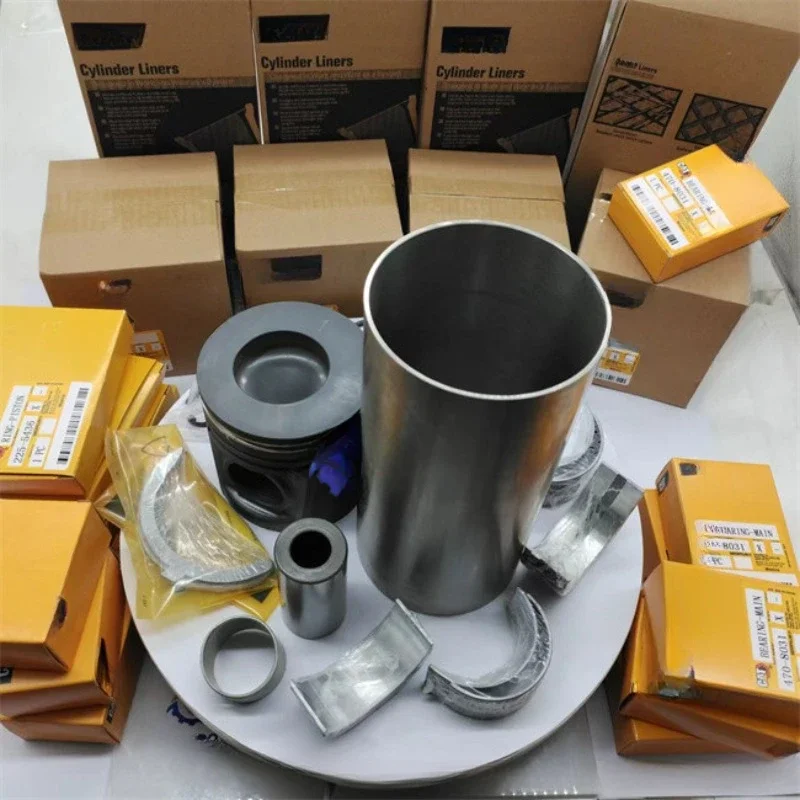 Excavator parts Excavator Liner Kits 3054 3054C Diesel Engine Rebuild Kit 225-5436 Cylinder Liner