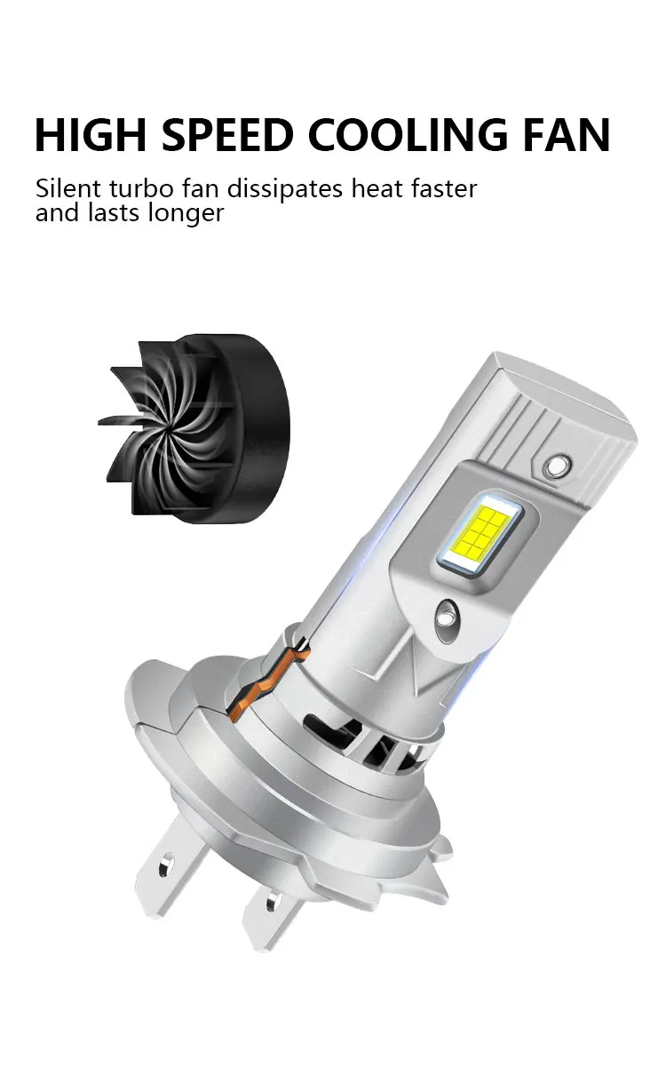 

Автомобильные фары 12В 62Вт для ночного вождения, 16000 люмен, авиационный алюминий, встроенный IC-драйвер, долгий срок службы