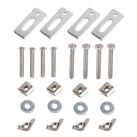 Hot 4 Pack T-Track Clamp,Mini T Track Hold Down Clamps Kit Compatible With 3018-PRO,3018-Prover,1810-PRO CNC Router Machine