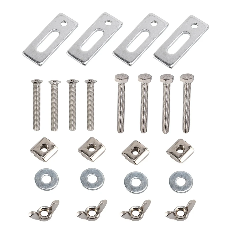 Hot 4 Pack T-Track Clamp,Mini T Track Hold Down Clamps Kit Compatible With 3018-PRO,3018-Prover,1810-PRO CNC Router Machine