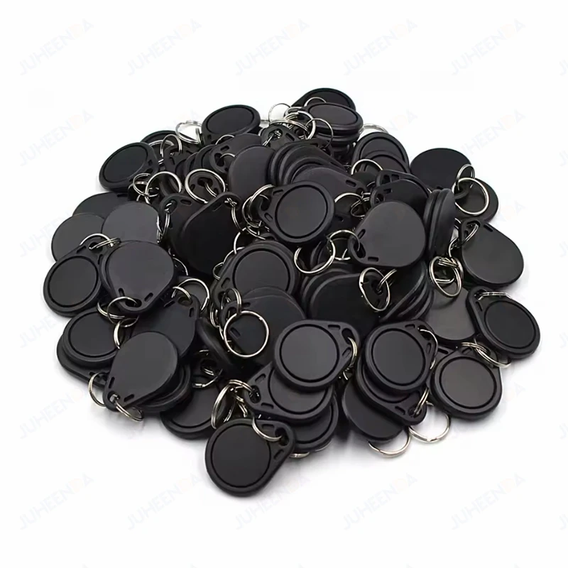 100 pièces étanche réinscriptible UID NFC étiquette Clone copiable UID porte-clés 13.56MHz RFID porte-clés pour contrôle d'accès et systèmes de sécurité
