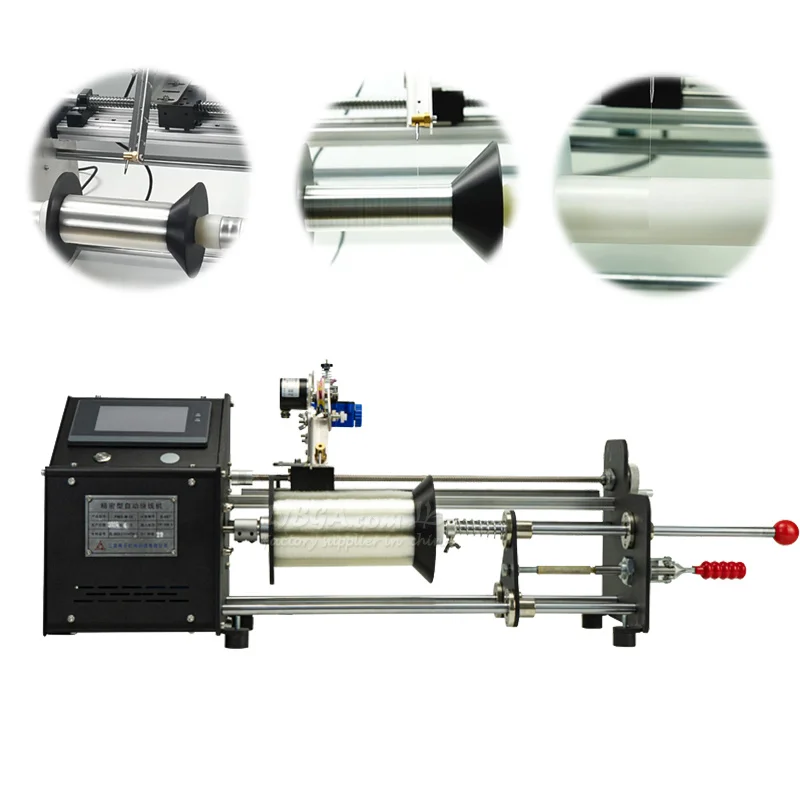 

LY FCW-10 Fiber Optic Coil Winding Machine 10km Length Roll Spool Max Width 260mm Diameter 150mm Compatible For 0.025mm Wire