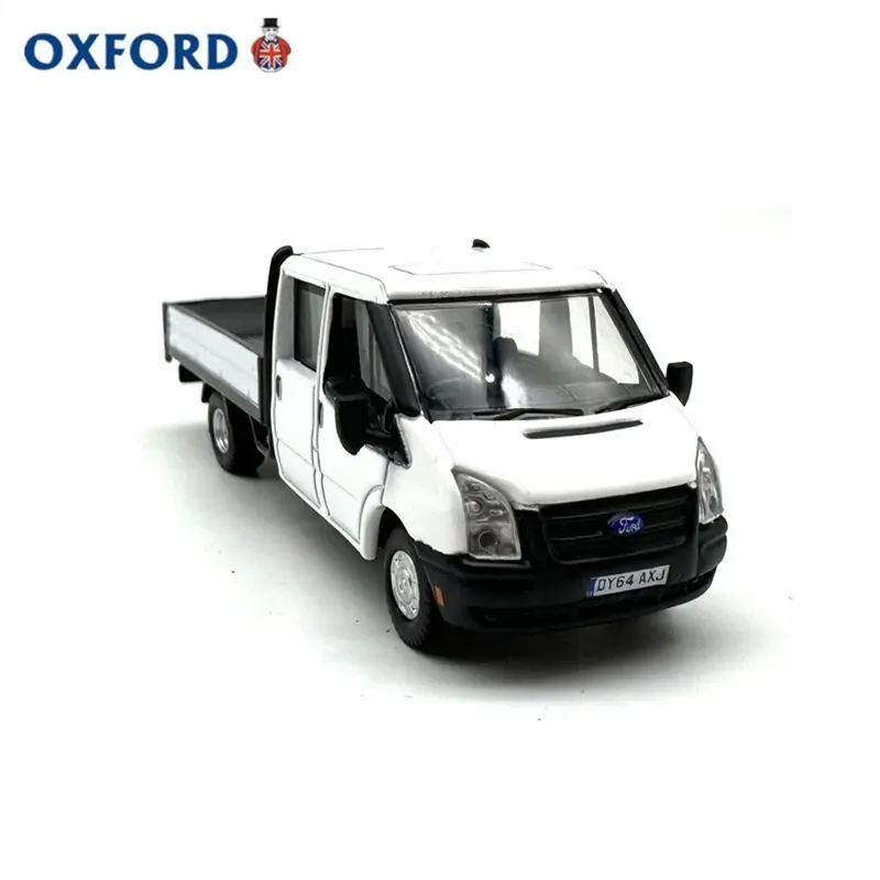 OXFORD 1:76 Transit Truck da trasporto Auto in lega Fonde sotto pressione e veicoli giocattolo Modello di auto Modello in scala in miniatura per bambini