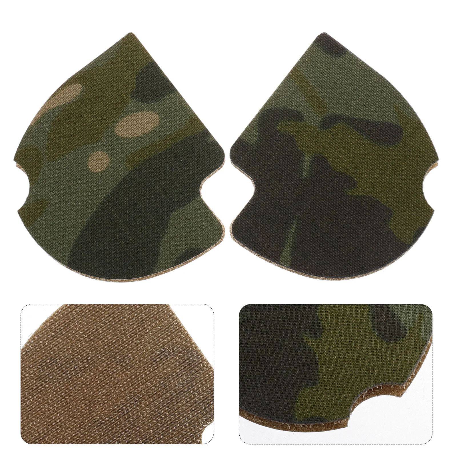 

2pcs Headphone Patches Camo Design Sweat Resistant Lightweight For Outdoor Sports Intense Workouts Stylish Secure Fit