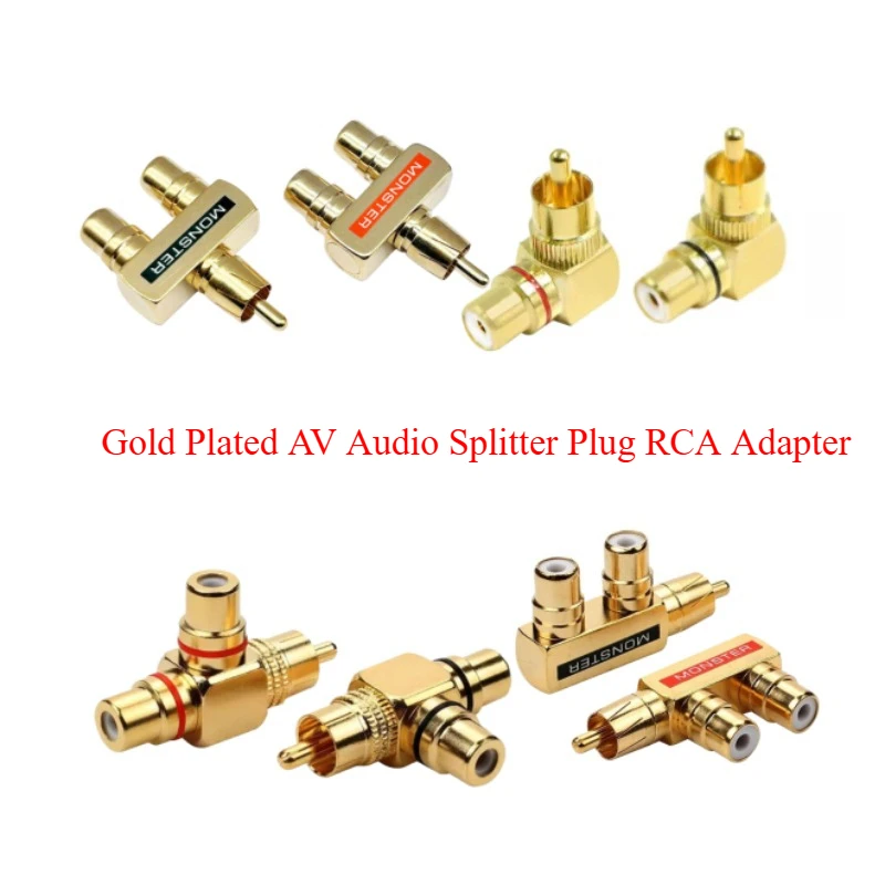 2PCS Gold Plated Av…