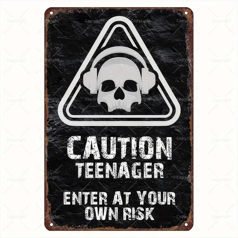 Vintage Metal Wall Aluminum Sign- 