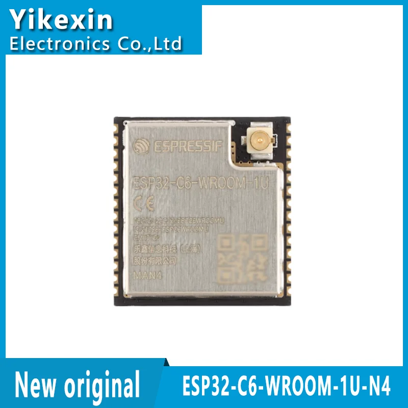 Original ESP32-C6-WROOM-1U-N4 2.4GHz wireless network 6 Bluetooth 5 module