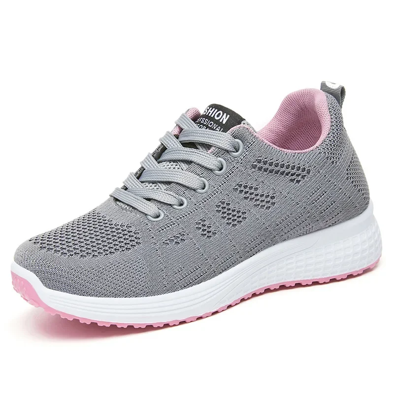 2025 Spring New Fashion Women's Shoes Soft Walking Flats Non-slip Casual Sport Tennis Shoes Athletic Sneakers for Lady