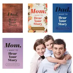 Dad/Mom I Want To Hear Your Story Journal A Father's Guided Journal Multipurpose Journal Book Portable Notebook School Parents