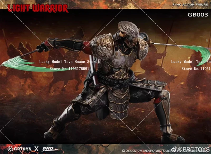 

2 VersionsBROTOYS 1/12 GB003 Light Armored Combat Warrior Soldier Model Movable Body Design 7inch Action Figrue Collection