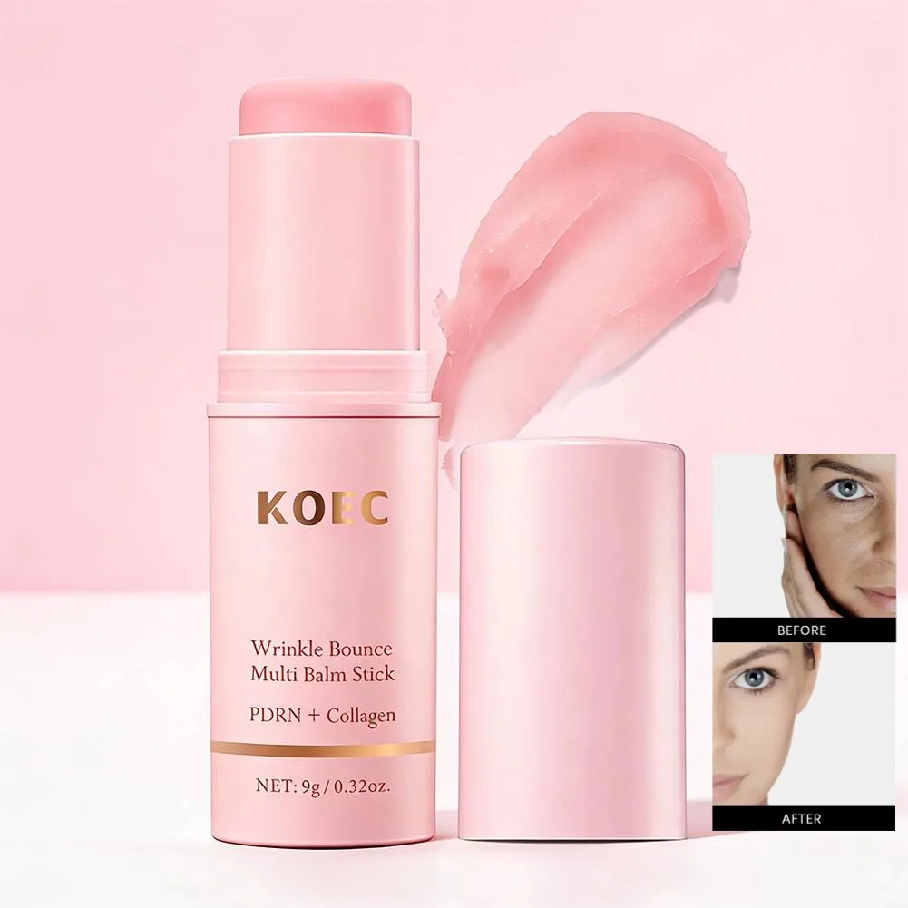 Multifunctional Wrinkle Bounce Multi Balm Stick PDRN Collagen Cream For Smoothing Wrinkle Anti Aging Hydrating Portable SkinCare