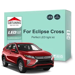 11Pcs Cars Accessories For Mitsubishi Eclipse Cross 2018 2019 2020 2021 2022 2023 Canbus Dome Trunk LED Interior Light Bulb Kit
