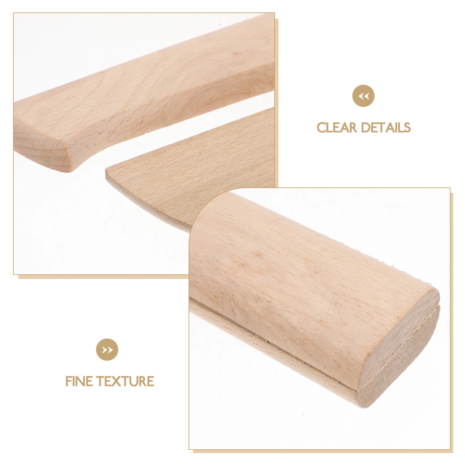 2pcs Knife Handles For Kitchen Knife Wooden Handle Replacement Chef Handle Knife Repair Handle Accessories view 3