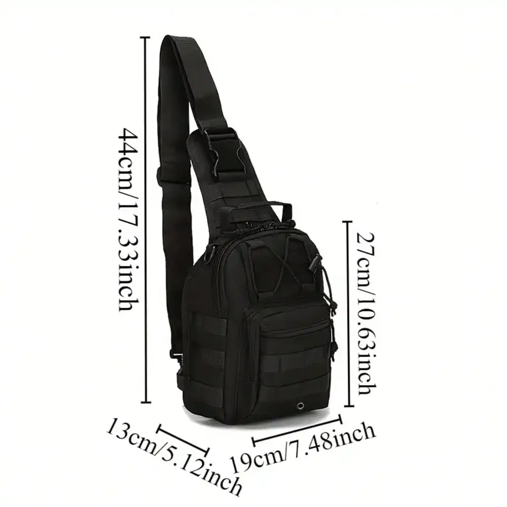 Outdoor MOLLE Chest Bag for Adventures - usage example
