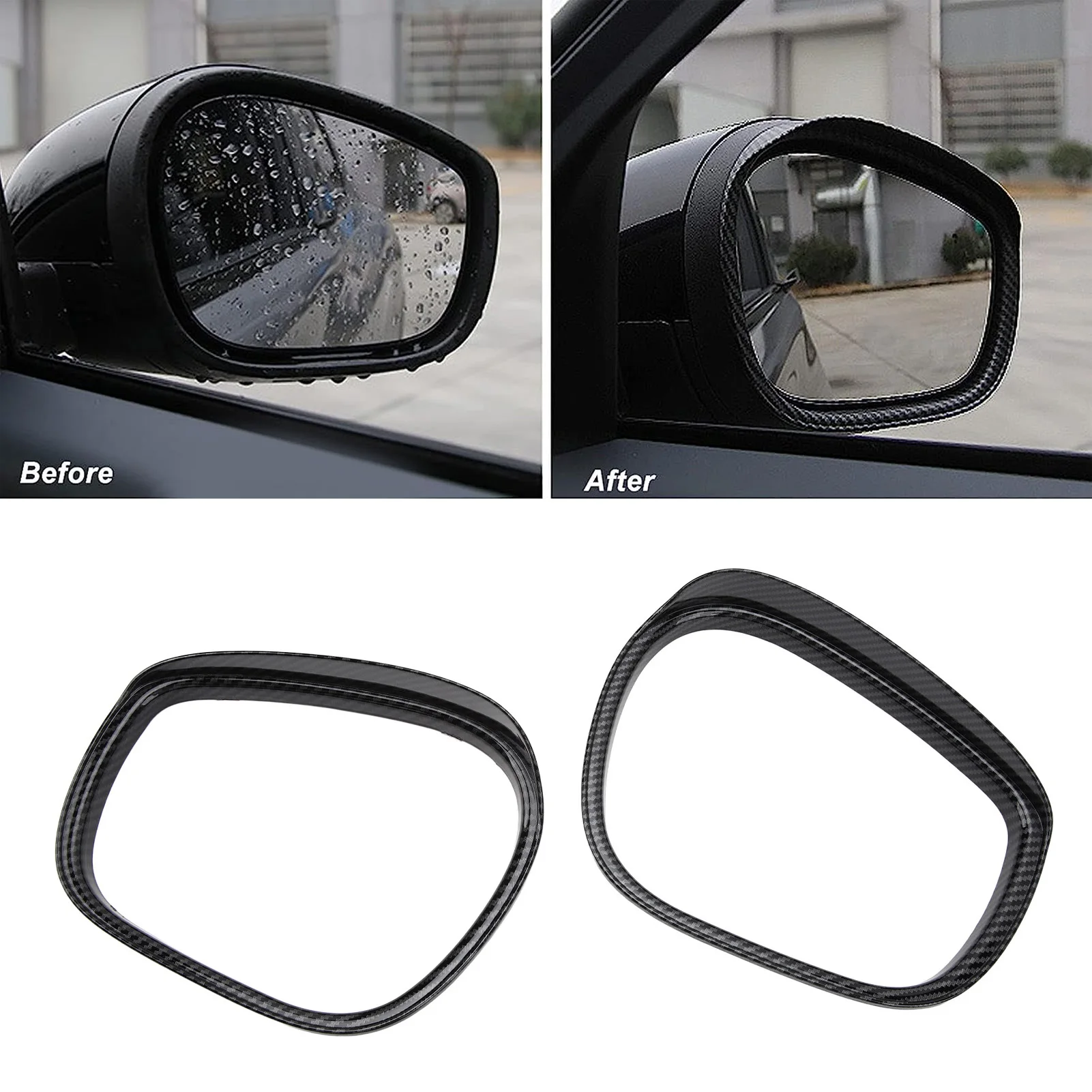 フォードマスタングマッハ-e 2021-2023, 1ペア用保護ミラー,雪,太陽,雨からの保護