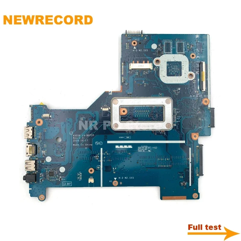 For HP Pavilion 15-R 801859-501 801859-001 801859-601 Laptop Motherboard AS056 LA-B972P SR23Z I3-5010U 2.1 Ghz DDR3L