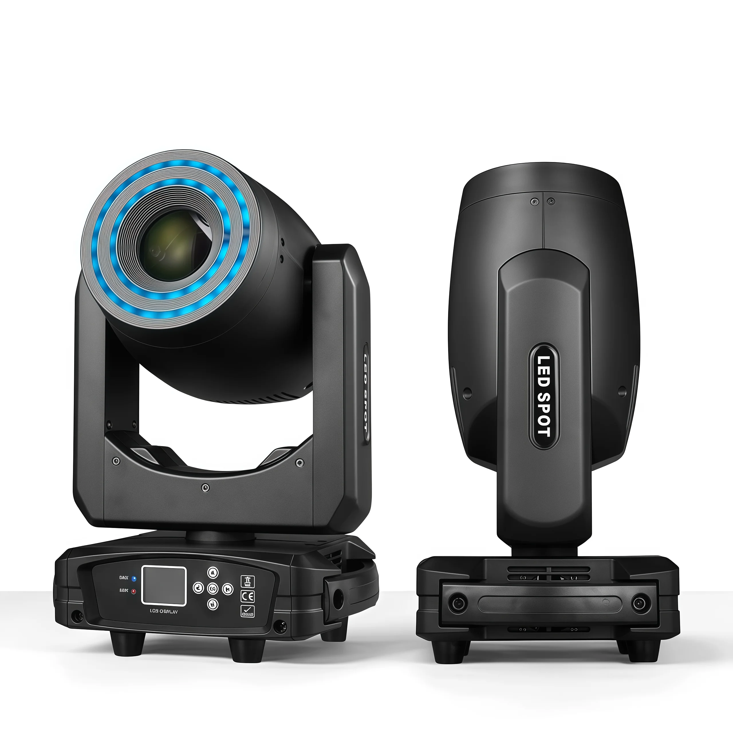 New LED 250W SPOT With Halo Effect Moving Head Light Luces Dj Disco Club Stage Wedding Event Moving Head Dj Lights