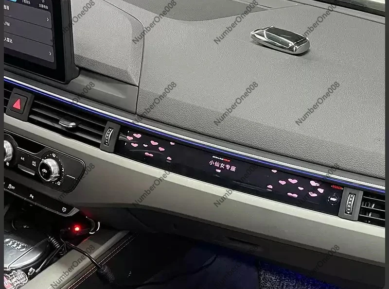 Suitable For Audi A4/A5/S4/S5 2017-2024 Model Passenger LCD Screen And Passenger Display Screen Modification Instrument Panel