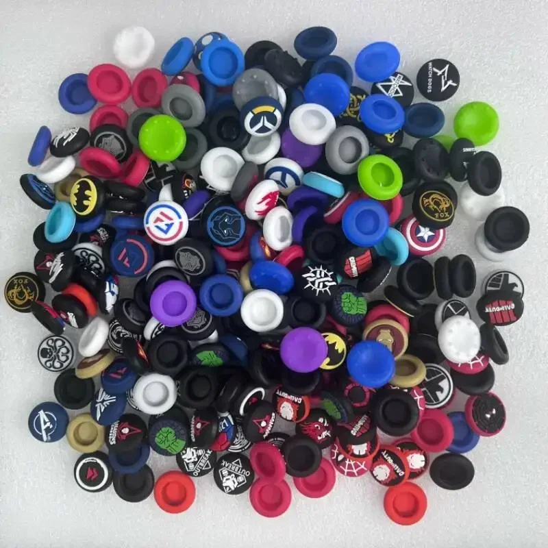 30pcs/lot Random Shipment Mix Color for Ps4 Ps5 for Xboxone Series S X Joystick Thumb Stick Grip Silicone Cap