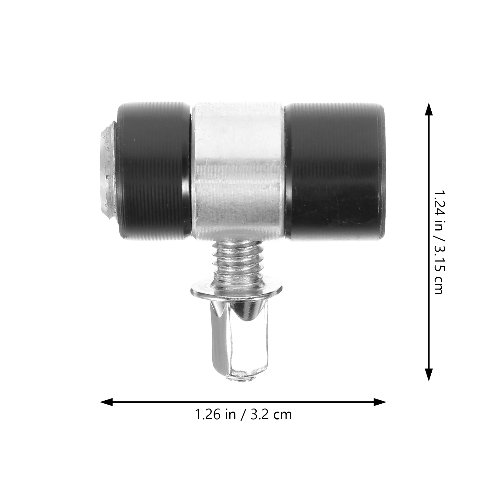 

Silver Drum Beater Kick Drum Pedal Beater Weight Adjustable Alloy Shaft Drum Set Accessories Metal Drum Pedal Beater