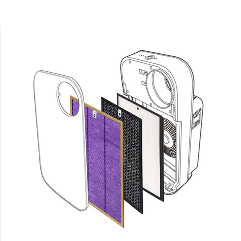 A62K فلتر الكربون المنشط كومة مرشح مرشح أساسي Ac4181 + 4183 + 4184 مجموعة لأجزاء تنقية الهواء Ac4090