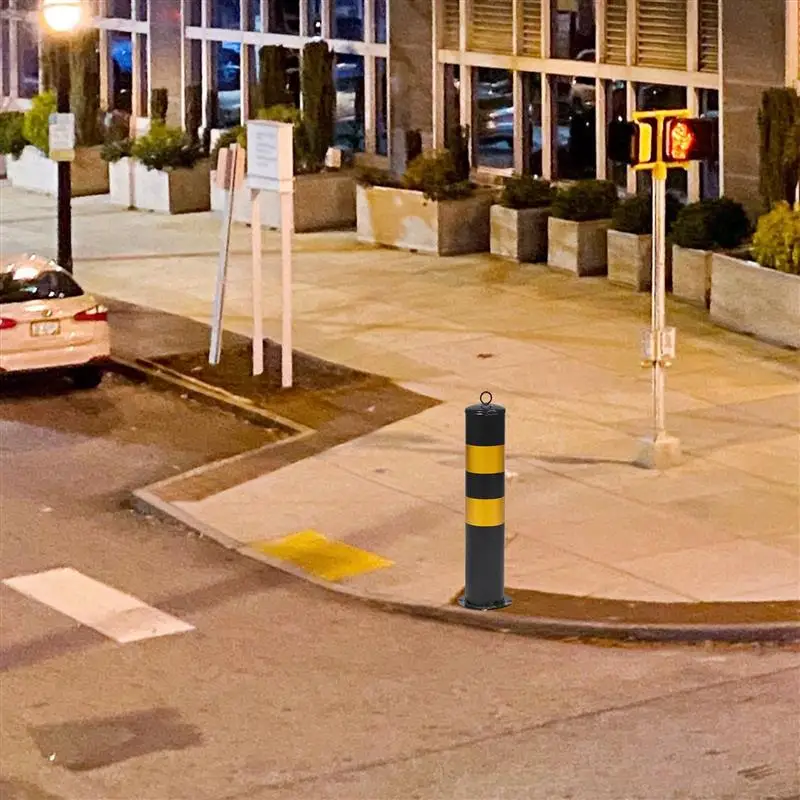 Imagem -05 - Barreira de Estacionamento para Entrada de Automóveis Poste de Segurança Poste de Amarração Coluna de Aviso de Tráfego Coluna de Isolamento de Estrada Cone de Barricada