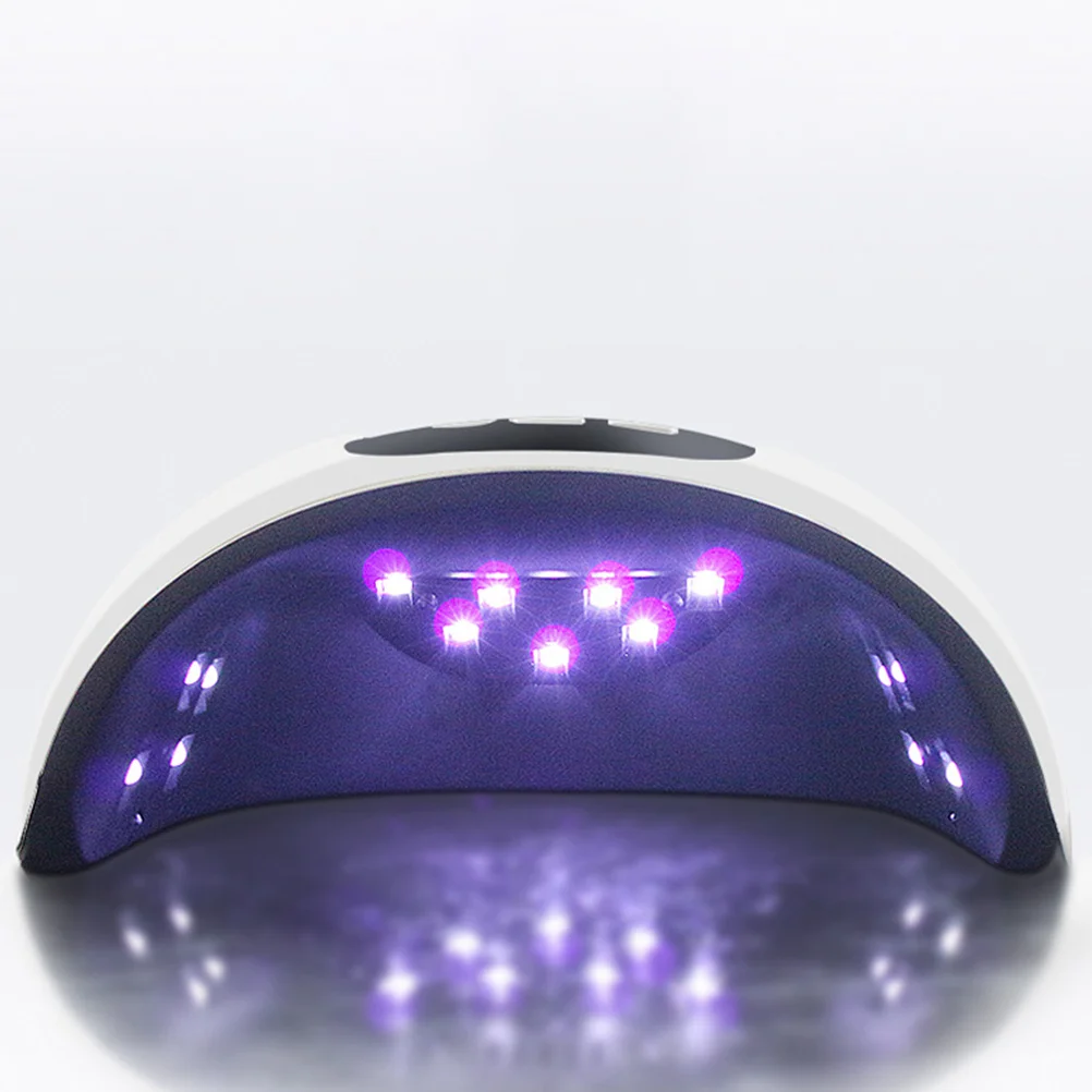 Lampada per unghie UV LED da 54 W Luce compatta portatile per polimerizzazione dello smalto 30-60 secondi Tempo di asciugatura Qualità del salone per uso domestico