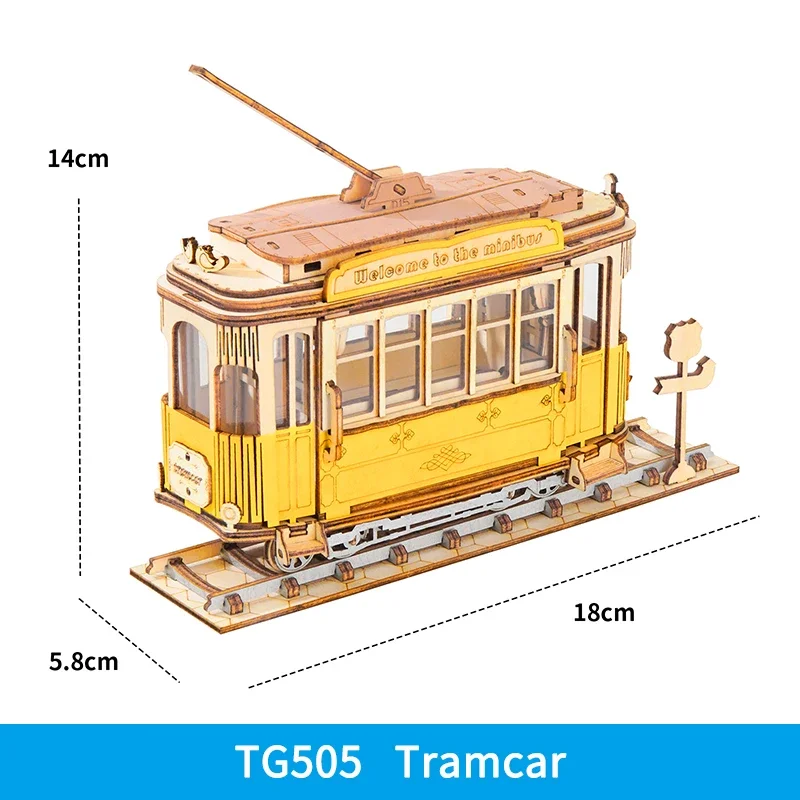 Maquette 3D Bois Rolife Voiture Vintage – Puzzle à Construire, 275 Pièces, Décoration Bureau, Sans Colle Ni Batterie