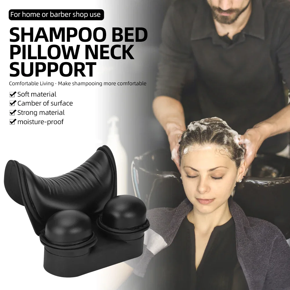 Weiche, dicke Silikon-Nackenstützkissen, rutschfest, für Haarwaschbecken, geeignet für Friseure, Zuhause und Salon.