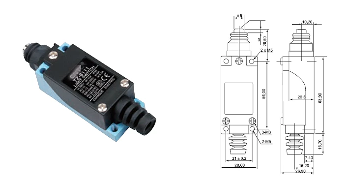 Detu DETU micro travel limit switch TZ-8111 press column type