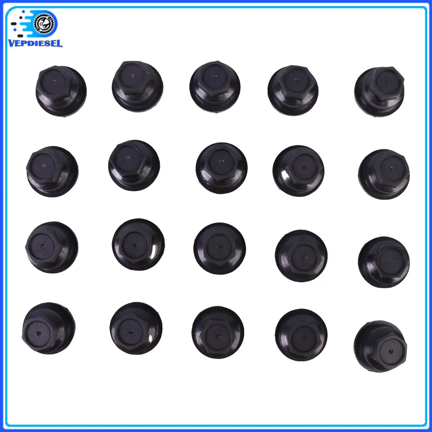 20 Peças de Capas de NUT de Roda Pretas 15661036 para Chevrolet S10 Blazer GMC Jimmy Sonoma 560-5208 560-5063 560-5040 560-5116 Peças Automotivas