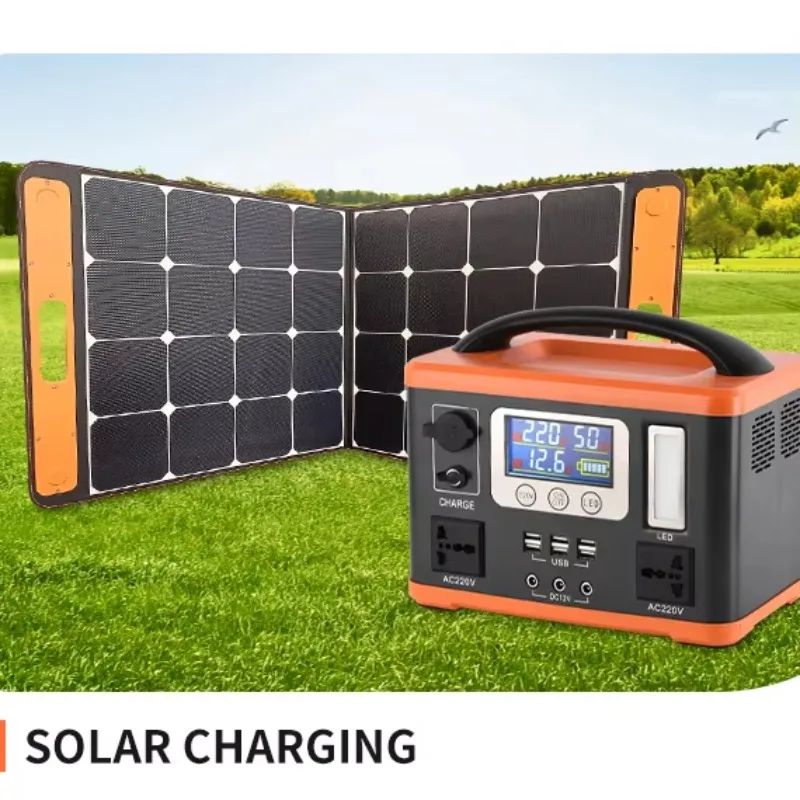 

1200W Silent Solar Power Kit, Fuel Free Low Noise, LiFePO4 Battery Portable Generator for Indoor Camping Daily Energy Use