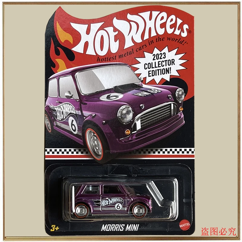 HOT WHEEL RLC 1:64  Moris Mini LIMITED Collector iron soled rubber tire diecast metal car model