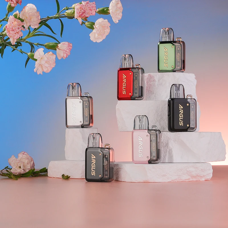 Voopoo Argus ชุด P1บุหรี่ไฟฟ้าแบบเดิม20W 800mAh แบตเตอรี่บุหรี่ไฟฟ้า2ml Argus พ็อดคาร์ทริดจ์0.7ohm/1.2ohm